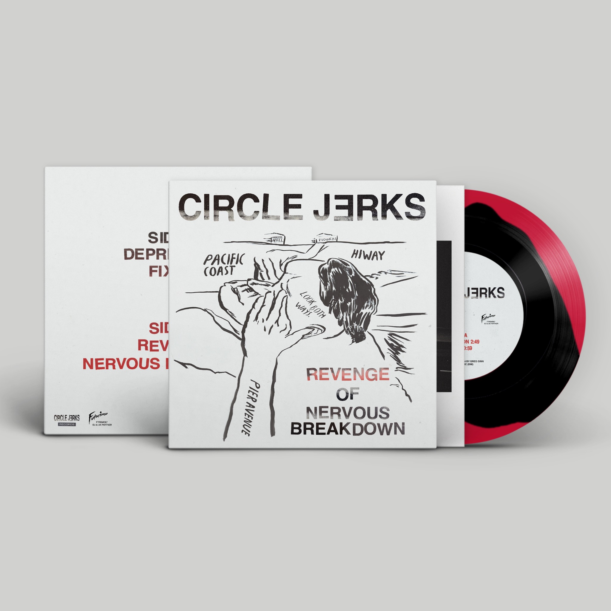Circle Jerks Revenge of Nervous Breakdown 7 inch record